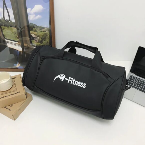 Sports Large Capacity Oxford Gym Fitness Duffle Bag with shoulder handle - Picture 3 of 9